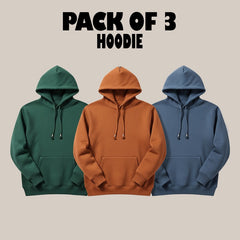 Pack of 3 Full Sleeve Hoodies
