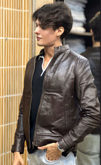 Premium Winter Jacket for Men & Women | Stylish & Warm Dark Brown