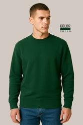 Bottle Green Sweatshirt – Bold Color, Everyday Comfort
