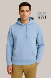 Sea Blue Hoodie – Fresh Vibes, Everyday Comfort