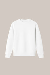 White Sweatshirt – Soft Neutrals, Effortless Style