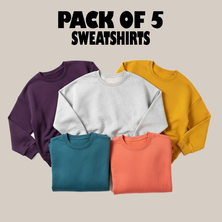 Pack of 5 Full Sleeve Sweatshirts