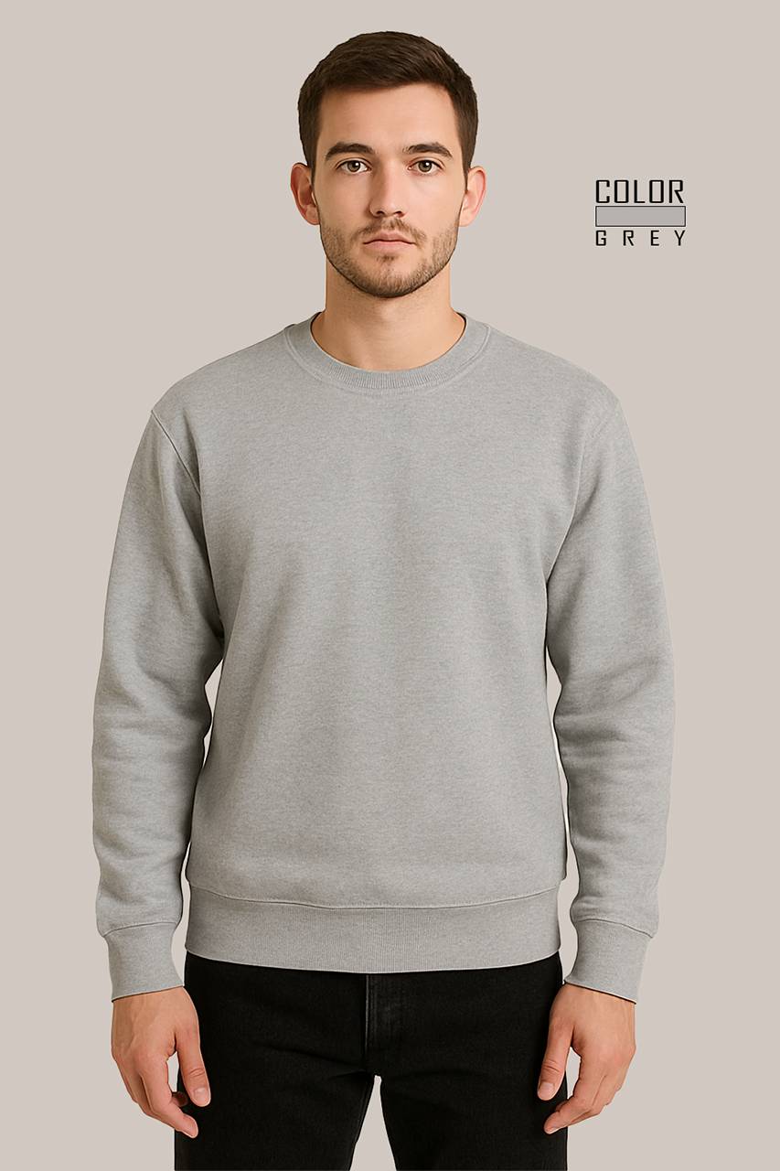 Classic Grey Sweatshirt – Everyday Ease, Timeless Look
