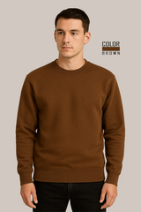 Earthy Brown Sweatshirt – Warm Tones, Cozy Vibes