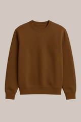 Earthy Brown Sweatshirt – Warm Tones, Cozy Vibes