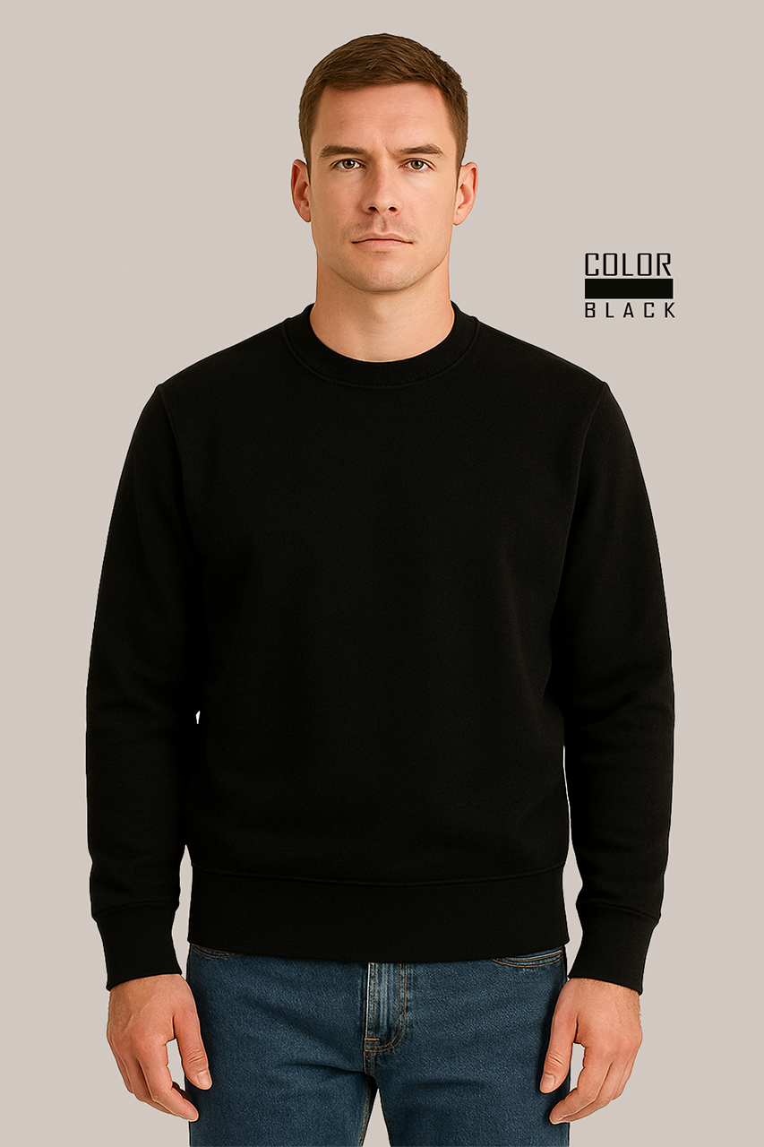 Classic Black Sweatshirt – Timeless Comfort in Every Stitch